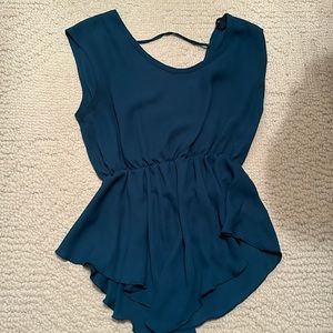 Polyester blouse tank top